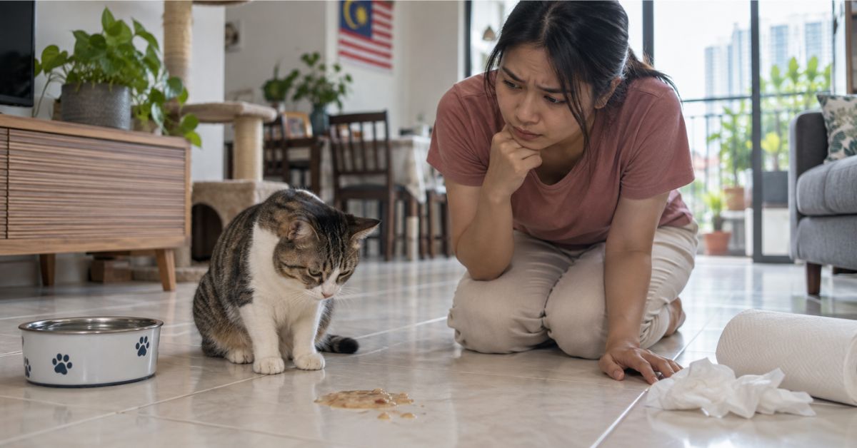 Cat Vomiting in Malaysia : Home Care vs Vet Visit Guide